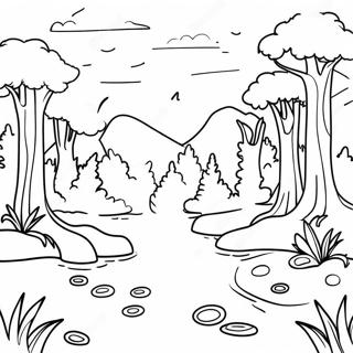 Ecosystem Coloring Page 9290-7488