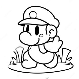 Paper Mario Coloring Pages