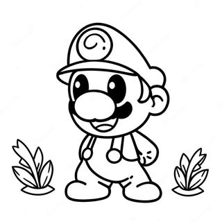 Paper Mario Coloring Page 9300-7494