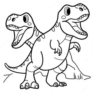 Realistic Dinosaur Coloring Pages