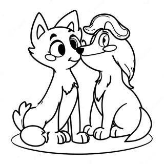 The Fox And The Hound Coloring Pages