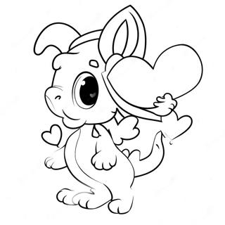 Boy Valentine Coloring Pages