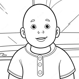 Caillou Boyama Sayfaları