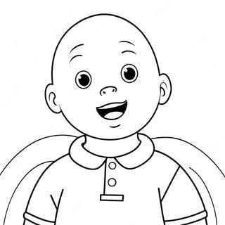 Caillou Kleurplaat 9360-7542