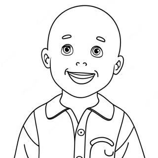 Caillou Coloring Page 9360-7544