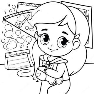 Dork Diaries Coloring Pages