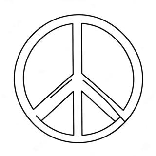 Peace Sign Coloring Page 940-746