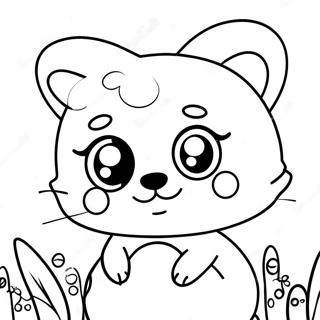 Cute Hello Coloring Page 9421-7585