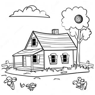 Little House On The Prairie Coloring Pages