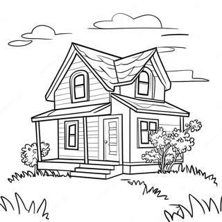 Little House On The Prairie Coloring Page 9460-7616