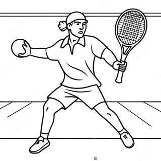 Tennis Coloring Pages