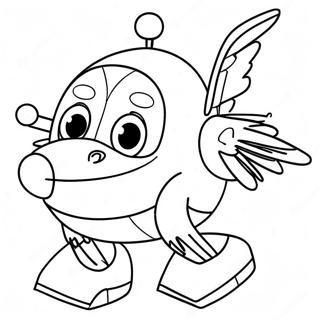 Super Wings Coloring Page 9490-7635