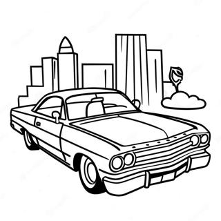 Lowrider Coloring Pages