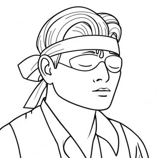 Gojo Satoru With Blindfold Coloring Page 951-766