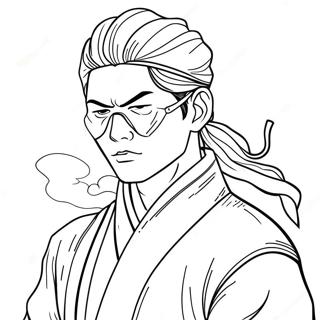 Gojo Satoru With Blindfold Coloring Page 951-767