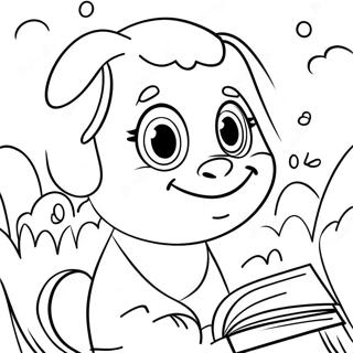 Joyful Bible Verse Coloring Page 9521-7671