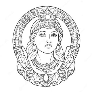 Goddess Coloring Pages