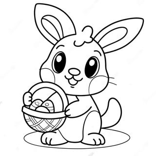 Full Size Easter Bunny Coloring Pages