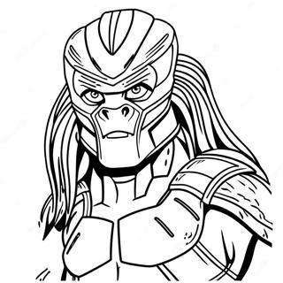 Predator Coloring Pages