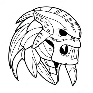 Predator Coloring Page 9550-7694