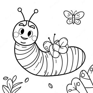 Very Hungry Caterpillar Coloring Pages