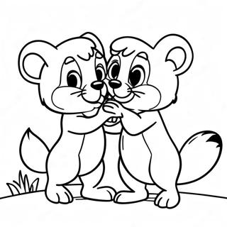 Chip And Dale Coloring Pages