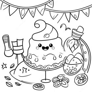 Fiesta Coloring Pages