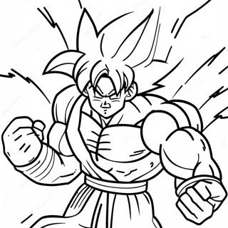 Goku Ultra Instinkt In Aktion Ausmalbild 9701-7807