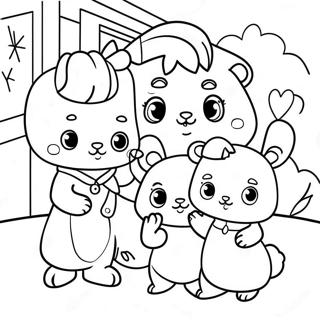 Calico Critters Coloring Pages