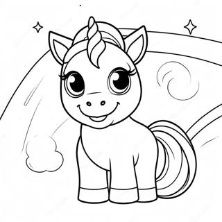 Unicorn Puppy Coloring Pages