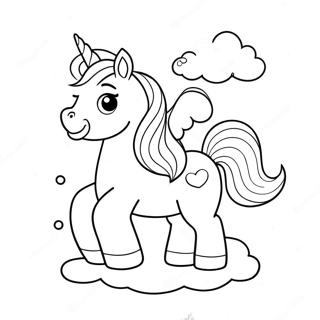 Unicorn Puppy Coloring Pages