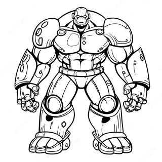 Hulk Buster Coloring Page 9810-7902