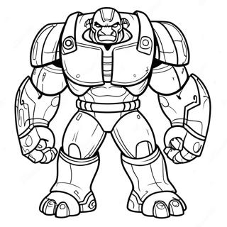 Hulk Buster Coloring Page 9810-7903