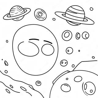 Dwarf Planets Coloring Page 9860-7936