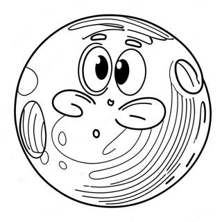 Pluto Dwarf Planet Coloring Page 9861-7938