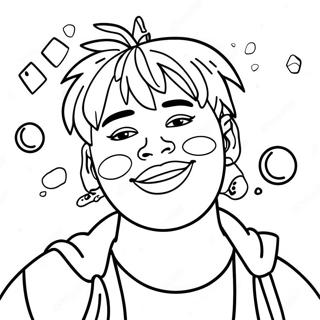 Juice Wrld Coloring Page (9870-7957)