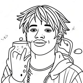 Juice Wrld Ausmalbild 9870-7959