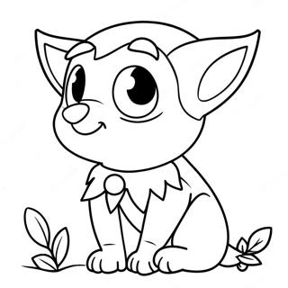 Elf Pets Coloring Pages