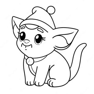 Elf Pets Coloring Page 9880-7948