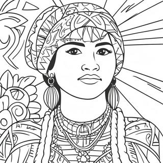 Hispanic Heritage Coloring Page 990-786