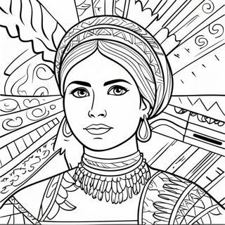 Hispanic Heritage Coloring Page 990-787