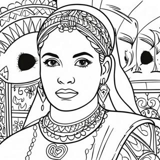 Hispanic Heritage Coloring Page 990-788